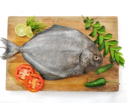 Vaval | வவ்வால் | Black Pomfret (cleaned)